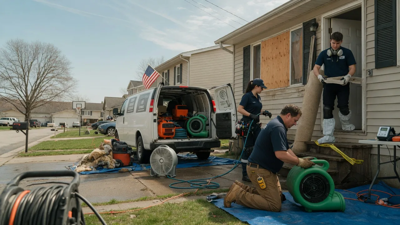 Water Damage Restoration in Deanville, TX near me